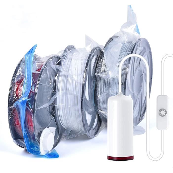 Vacbird Lot de 6 sacs de rangement sous vide pour imprimante 3D - Avec  pompe électrique - Pour éviter l'humidit&ea14 - Cdiscount Informatique