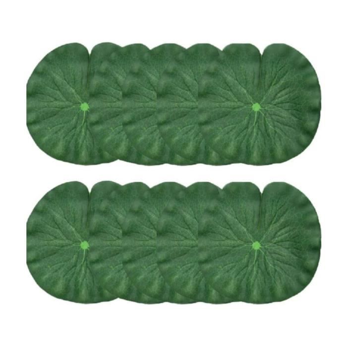 FEUILLES DE LOTUS Artificielles De Tailles Assorties Parfaites Pour La