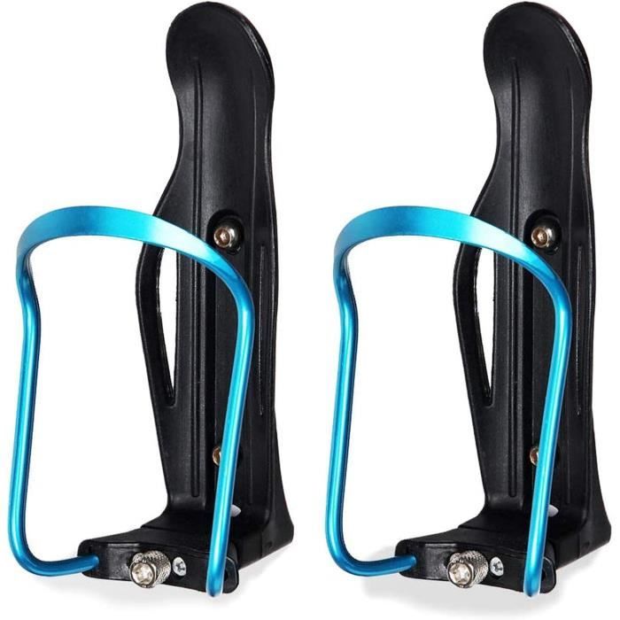 Porte-Bidon Vélo Universel - Dégradé Bleu Noir - Léger (38g) - Pour VTT, Vélo De Route Et Ville