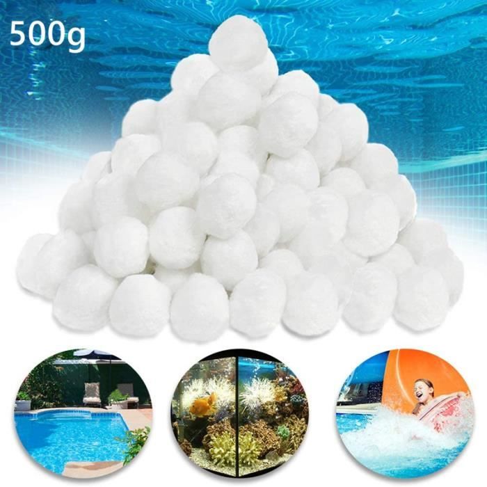 Meilleurs prix pour Boule de fibre modifiée pour filtre aquarium - ZGEER - 500g
