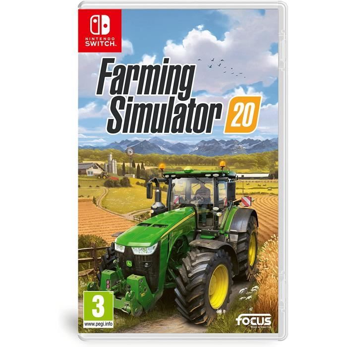 VOLANT JEUX VIDEO Farming Simulator 20 (Nintendo Switch) 105 - Cdiscount  Informatique