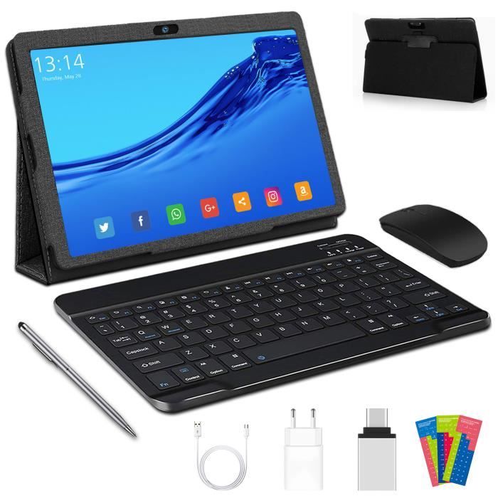 4G Tablette Tactile 10 pouces-3GO+32GO/128G-Android