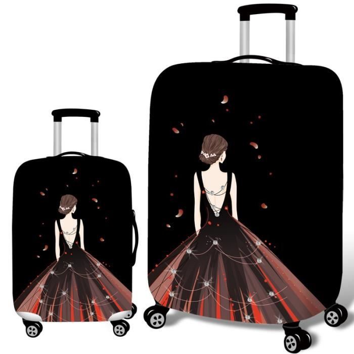 Housse De Protection élastique Pour Valise 19-28 Pouces - Spandex épais Anti-rayures Et Poussière