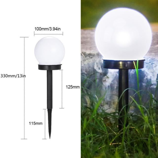 Boule Lumineuse 50cm Buly Lampe d'extérieur solaire + rechargeable