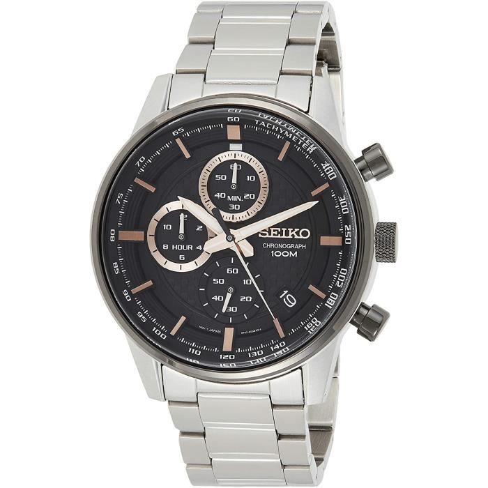 Montre chronographe homme hotsell seiko