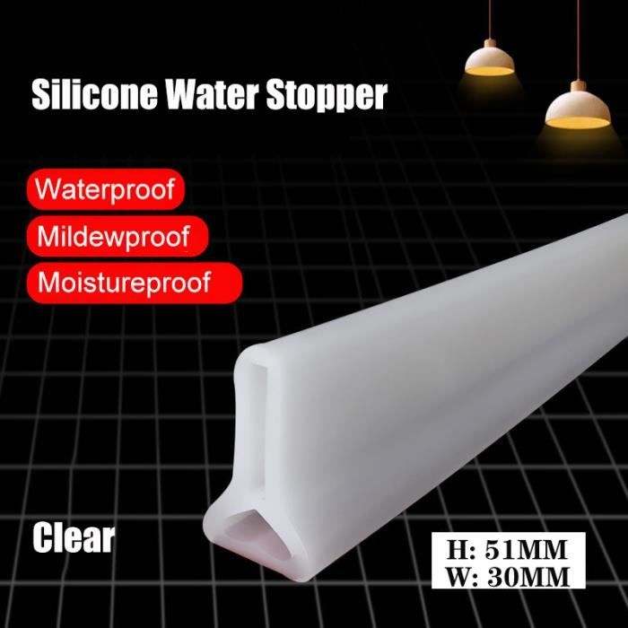 Barrière D'eau En Silicone Pour Douche - Neuf, Remplacement étanche, Salle De Bain