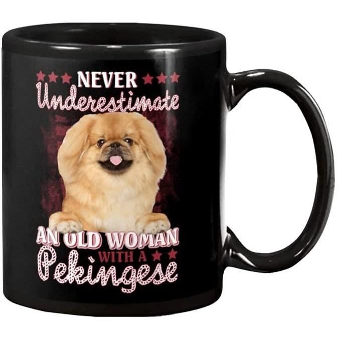 Pékinois Sous-Estimer Vieille Femme Avec Un Chien Tasse Cadeaux Pour Chien  Maman, Chien Papa, Amoureux Des Chiens, Anniversaire, Tha - Cdiscount  Puériculture & Eveil Bébé