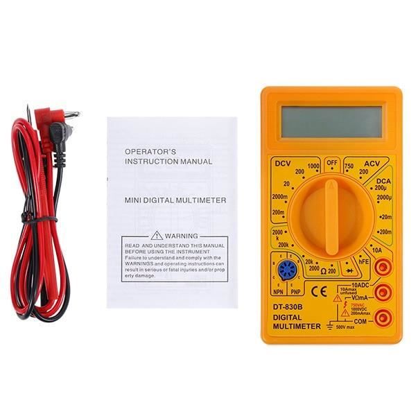 Multimètre numérique 750V Rodac