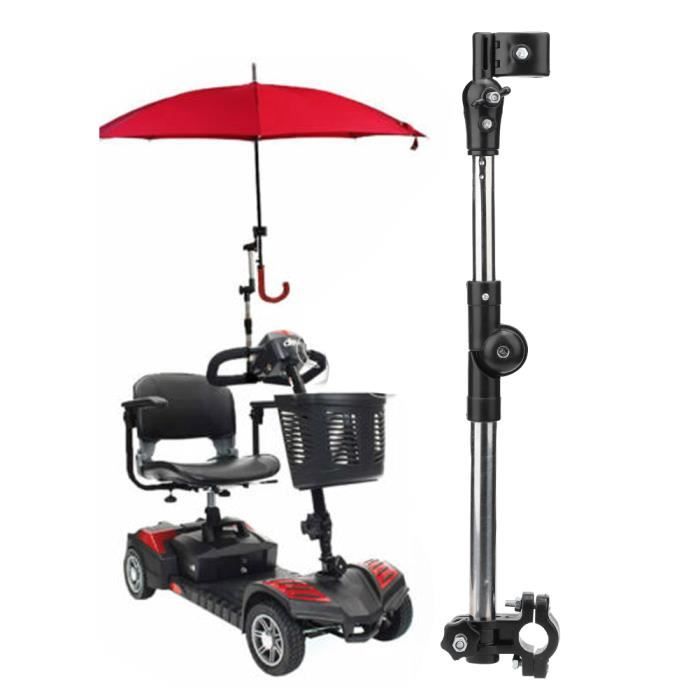 Accessoire pour fauteuil roulant, porte-parapluie pour fauteuil roulant pratique durable, acier inoxydable pour vélos chariots