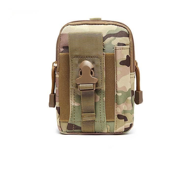 Sac Ceinture Tactique Nylon - Pour Camping, Randonnée, EDC - Taille Unique, Unisexe Adulte - Neuf (peut Avoir De Petits Défauts)