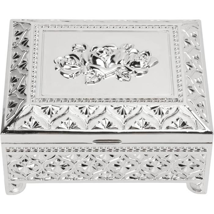 BOITE A BIJOUX Organisateur De Bijoux, Compartiments Personnalisables