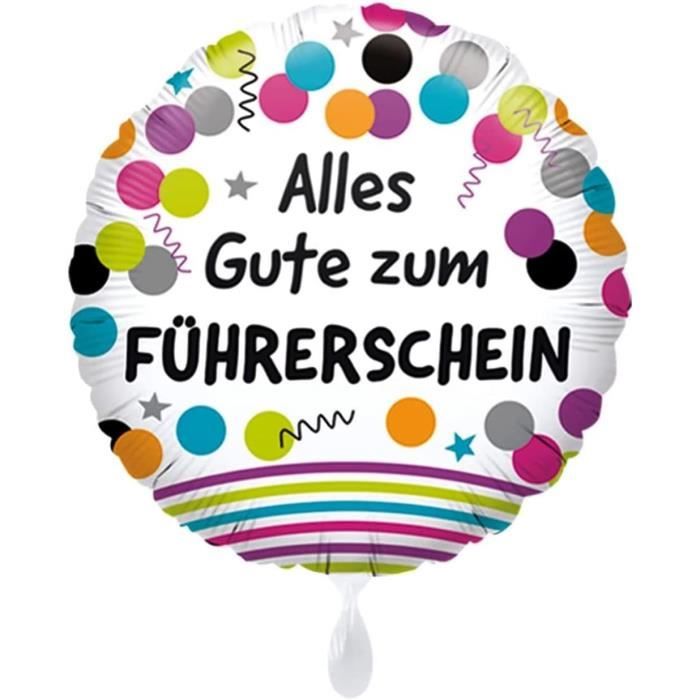 Ballon En Aluminium Pour Permis De Conduire, Permis De Conduire, Bon