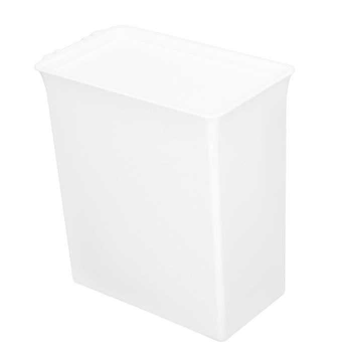 Boîte De Rangement Pour Fromage – Couvercle Rabattable – Contenant à Tranches – Plastique Transparent