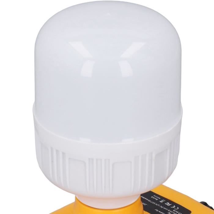 Ampoule LED à batterie au lithium Ampoule LED E27 5500 à 6500K 350 à