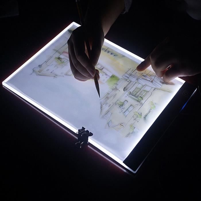 Xbw Table Lumineuse Led A4 Table Lumineuse Plateau Lumineux Plateau Illumine Design Reglable Artcraft Achat Vente Table A Dessin Xbw A4led Copie Tableau Cdiscount