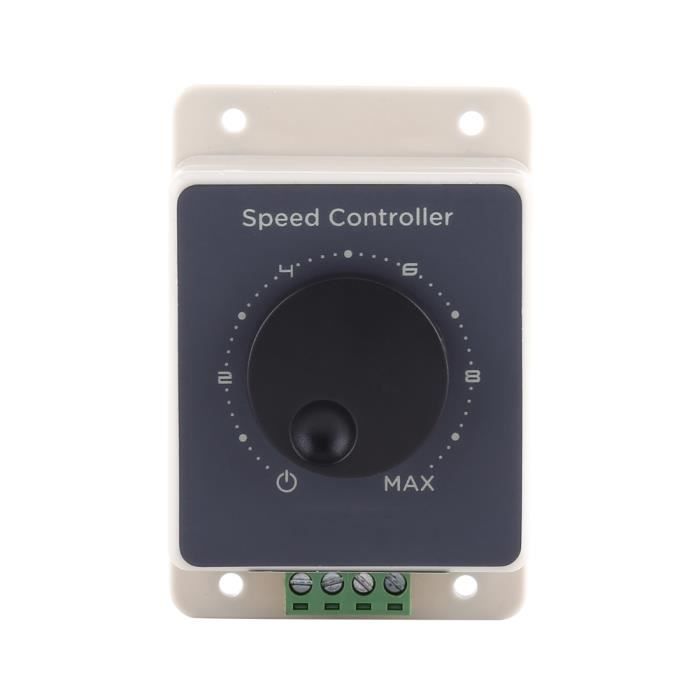 Régulateur PWM 10-60V Pour Moteur DC 20A - Contrôleur De Vitesse Avec Ventilateur, Idéal Bricolage