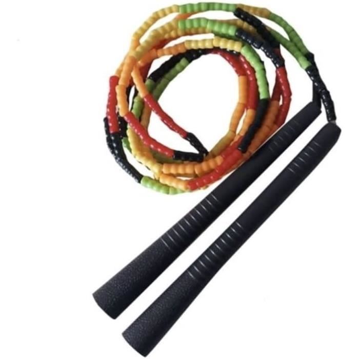 Lot De 2 Cordes À Sauter Pour Enfants Et Adultes - Perles Souples Réglables Pour Le Fitness, L Lot De 2 Cordes À Sauter Pour Enfants Et Adultes - Perles Souples Réglables Pour Le Fitness, L