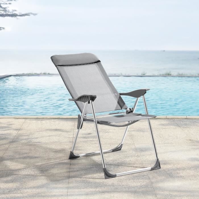 En.casa Lot de 2 chaises de jardin - vue 2
