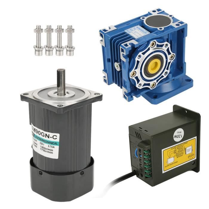 Vibreur Beton Moto-Réducteur AC 220V 90W - 27 Tr/min Monophasé Avec Régulateur - Couple 21Nm Moto-reducteur 220V 90W