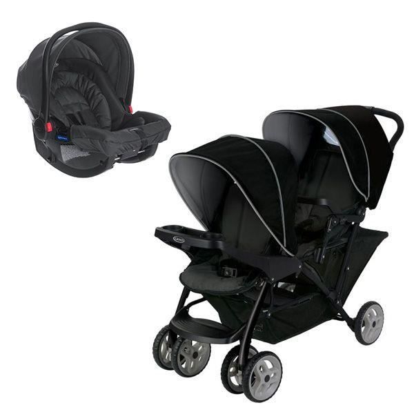 Poussette jumeaux clearance coque