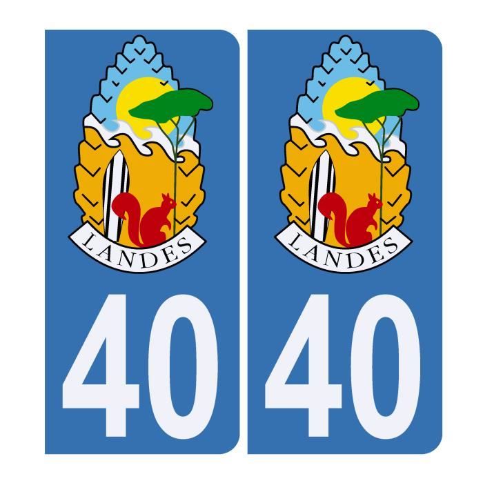 Autocollant Blason Département 976 Mayotte Pour Plaque D'immatriculation - 2 Stickers Haute Résistance