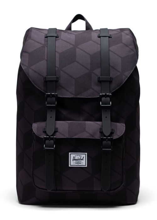 Herschel Little America Mid Volume Backpack Optic Check Black