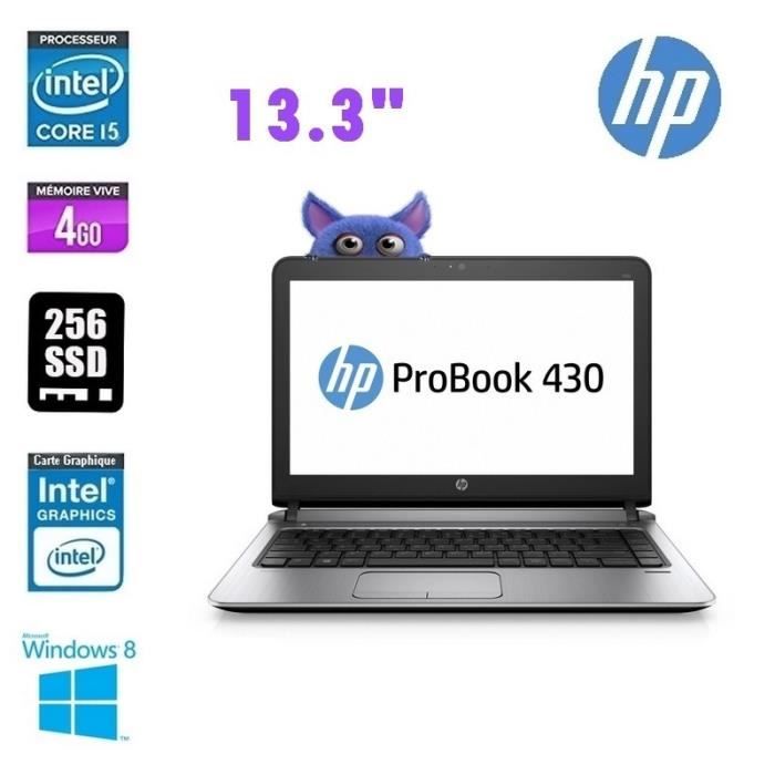 Ordinateur portable - HP - ProBook 430 G3 - Core i5 - 256 Go SSD - Windows 8.1 - Hewlett packard