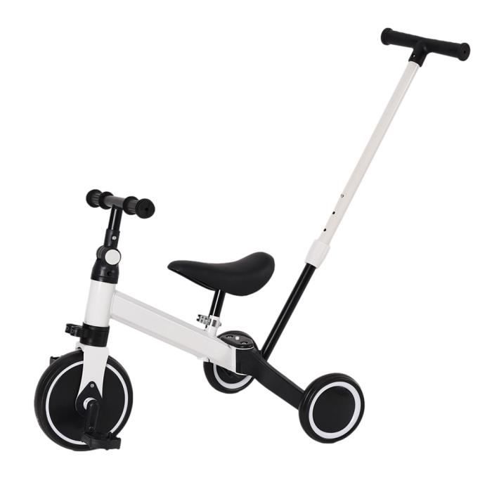 Tricycle 3 en 1 pour Enfants - WILLONIN - Vélo d'Équilibre - Barre de