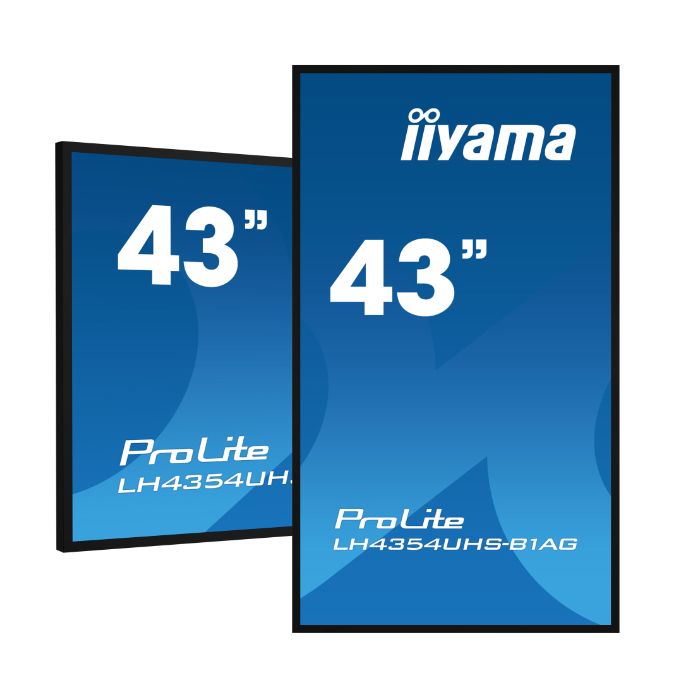 iiyama ProLite LH4375UHS B1AG Classe de diagonale 43 42.5 visualisable écran LCD rétro éclairé par LED signalisation numérique avec lecteur multimédia intégré SDM Slot PC Android ... - vue 2
