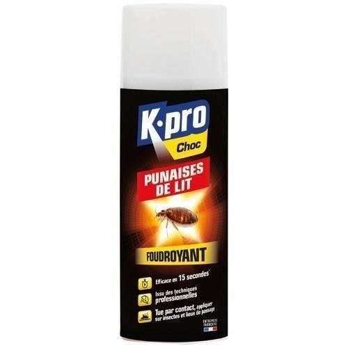 Aérosol anti-punaises de lit - KAPO - 400 ml - Traitement des punaises de lit - Action foudroyante