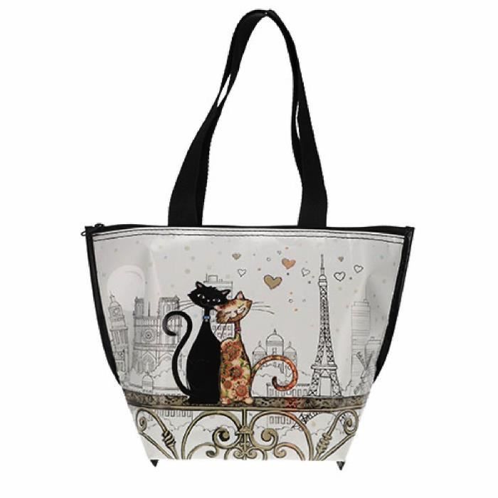 Sac cabas isotherme recycle trapeze 35 cm H017 Kiub Bug Art Cdiscount Beaux Arts et Loisirs creatifs