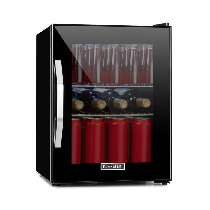 Réfrigérateur Klarstein Beersafe M Onyx 35L - Noir - EcoExcellence System - Porte en verre