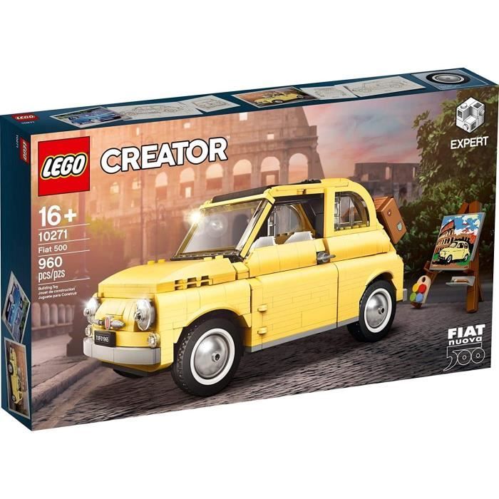 Jouet de construction - LEGO - Fiat 500 - 960 pièces - Pour adulte -  Cdiscount Jeux - Jouets