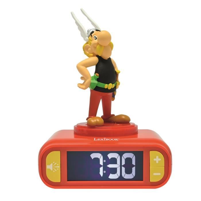 Réveil veilleuse digital LEXIBOOK Asterix 3D lumineux et sonore Enfant