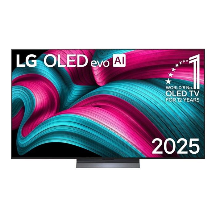 LG OLED65C56LB 65 TV Evo AI C5 2025 OLED 4K UHD - vue 3