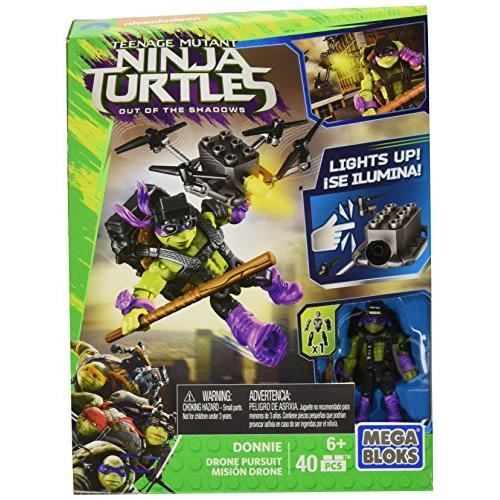 Mega Bloks Teenage Mutant Ninja Turtles Veicoli Multicolore Plastique 40 piece s Garcon 6 annee s Cdiscount Jeux Jouets