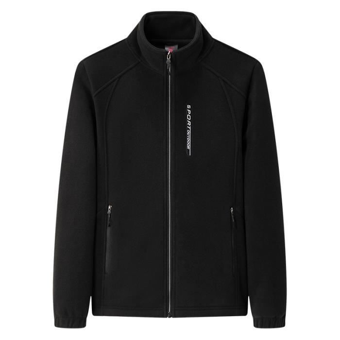 Veste Polaire Femme Automne Hiver Col Montant Fermeture