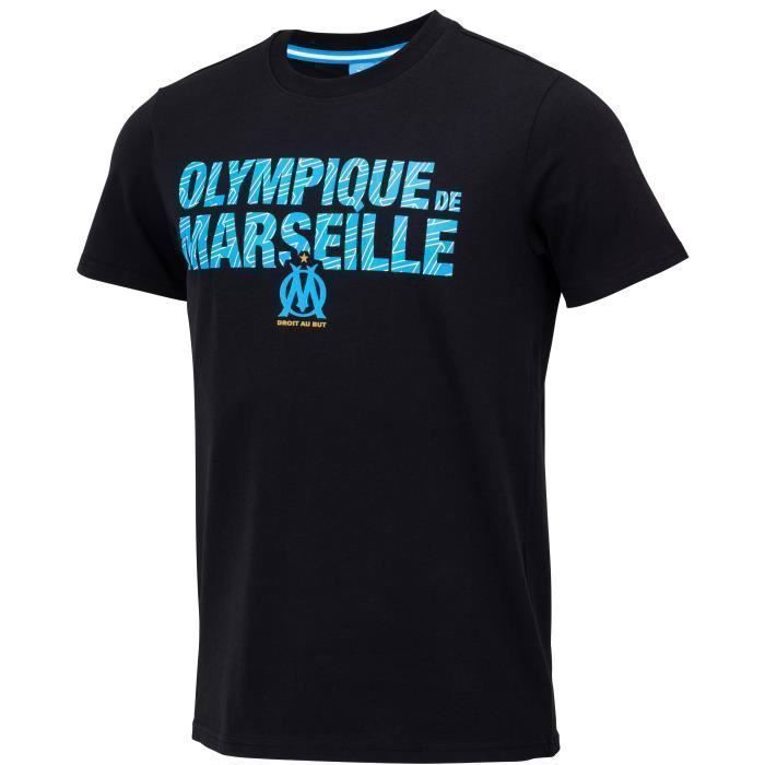 OLYMPIQUE DE MARSEILLE Berretto Fan Om - Collezione Ufficiale Regolabile ragazzo, Nero , Taglia unica
