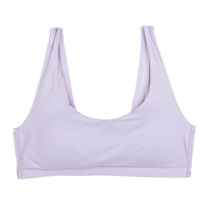 Brassiere coque support meche derriere Femme ETAM Violet clair Cdiscount Pret a Porter