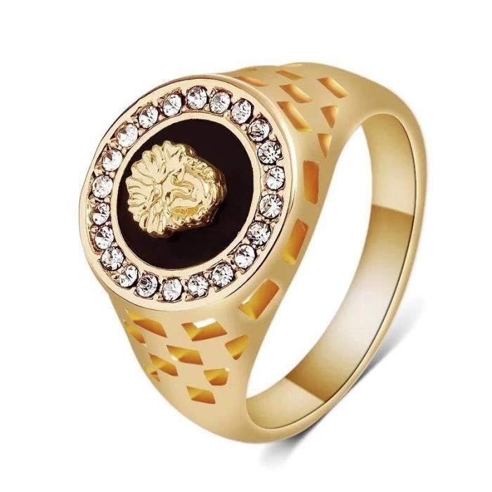 Bague Tete De Lion Avec Pierre Achat Vente Pas Cher