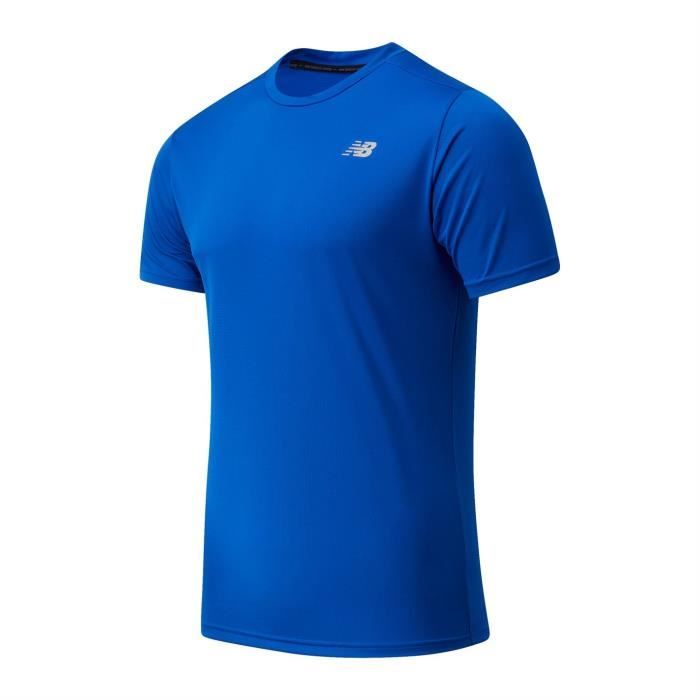 New Balance T-Shirt De Sport Running Manche Courte Hommes