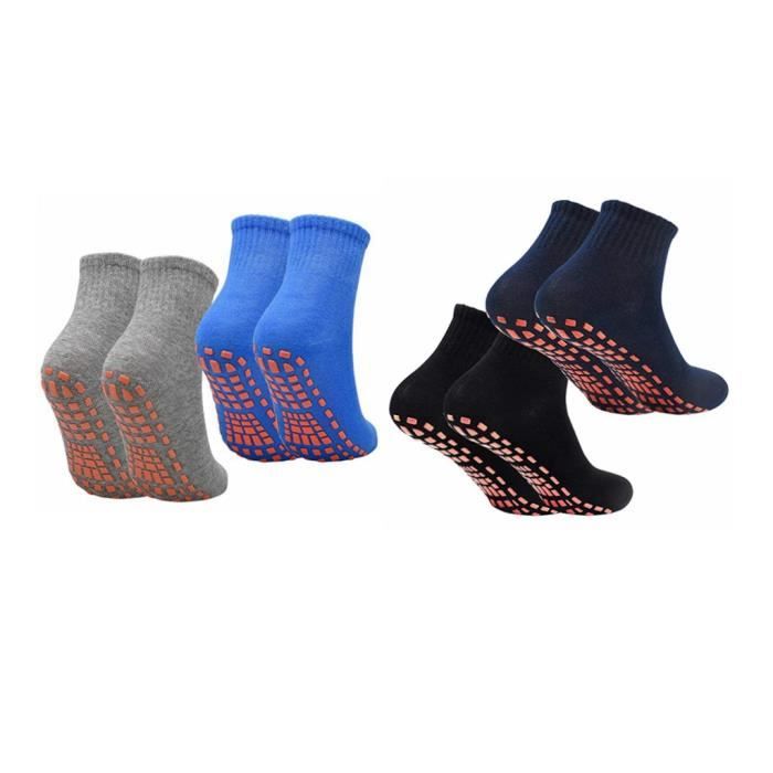 Chaussettes Antidérapantes Homme Chaussettes Pilates Femme