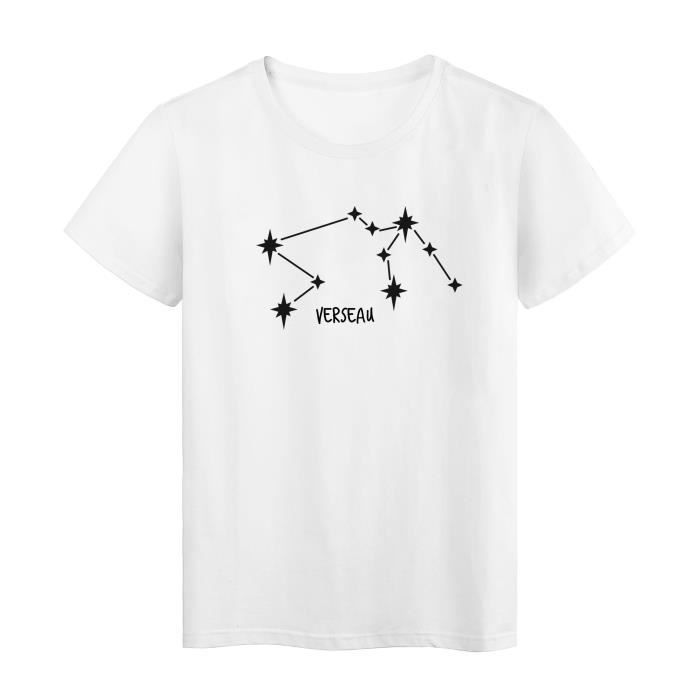 Youdesign T Shirt imprim signe Astrologique Verseau ref3002