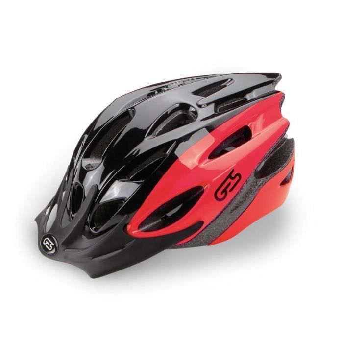 Casque vtt rouge et noir 2025