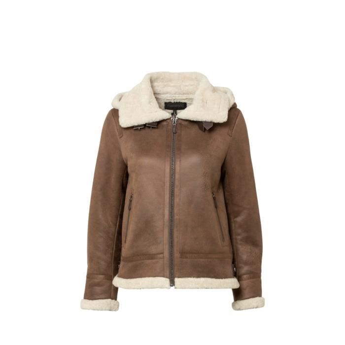 Bombardier femme Oakwood Ref 58313 Marron Vieilli Marron Cdiscount Pret a Porter