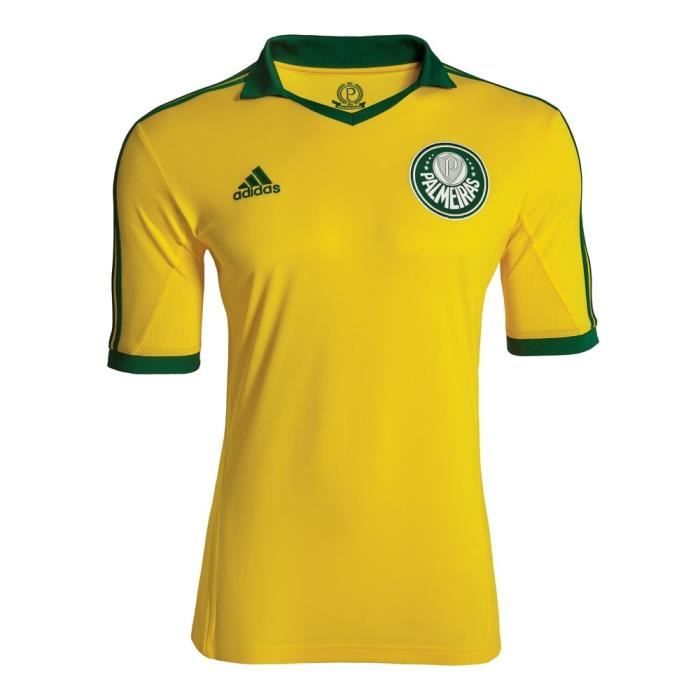 Maillot Adidas Palmeiras III Centenaire Jaune et Vert