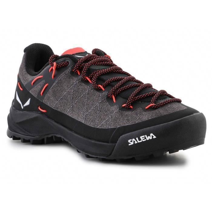 Chaussures de randonnée SALEWA Wildfire Canvas Noir Gris - Femme/Adulte - Respirant Chaussures de randonnée SALEWA Wildfire Canvas Noir Gris - Femme/Adulte - Respirant