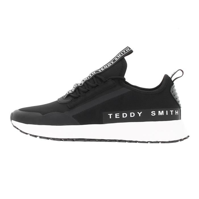 chaussures running mode textile homme noir - teddy smith - running - occasionnel