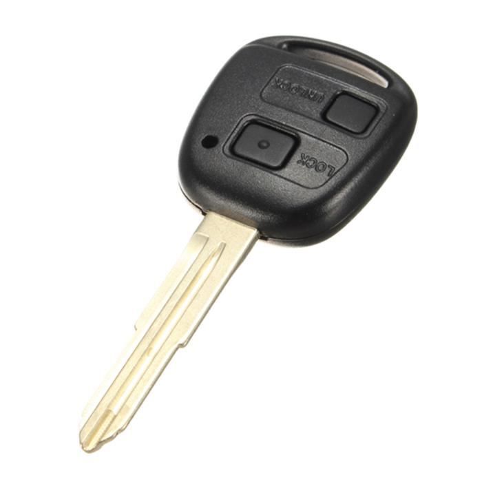 Boitier Télécommande 2 Boutons Coque de Clé Plip pour Toyota Land Cruiser Boitier Télécommande 2 Boutons Coque de Clé Plip pour Toyota Land Cruiser