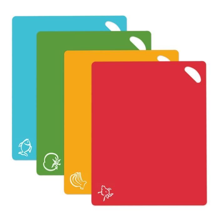 Linoroso Planche A Decouper Plastique 3 Set Grande Planches à Découper